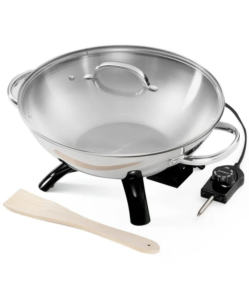 Presto Stainless Steel Electric Wok