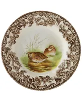 Spode "Woodland" Bird Canape Plates, Set of 4