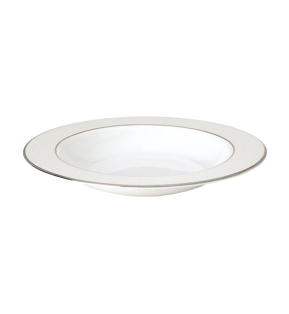 Lenox Opal Innocence Stripe Pasta Bowl/Rim Soup