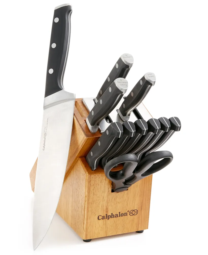 Calphalon Classic 15-Pc. Self-Sharpening Stainless Steel Cutlery