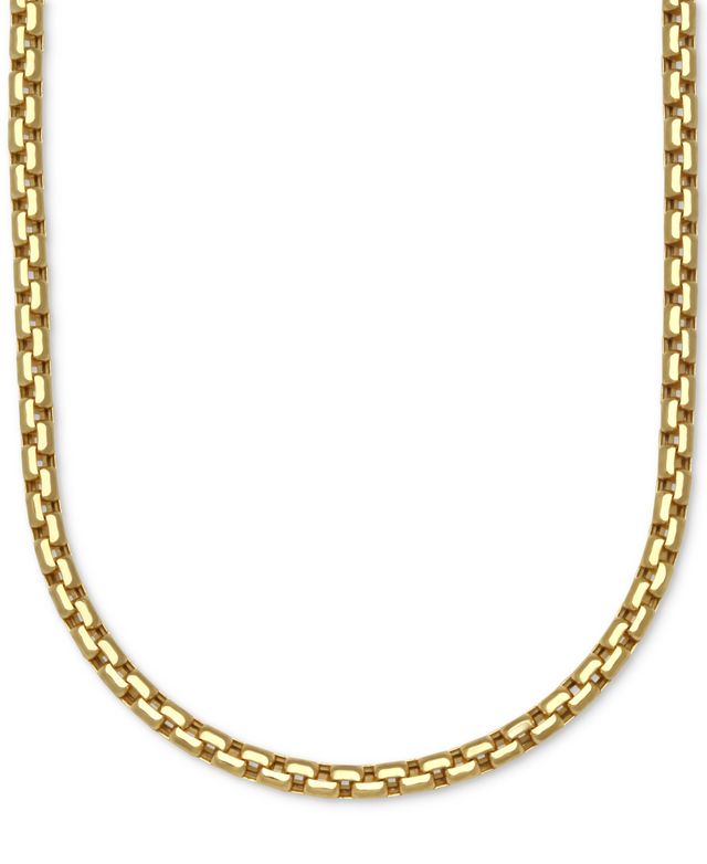 Jordan Blue 14k Gold 3.5 mm Curb Chain Necklace