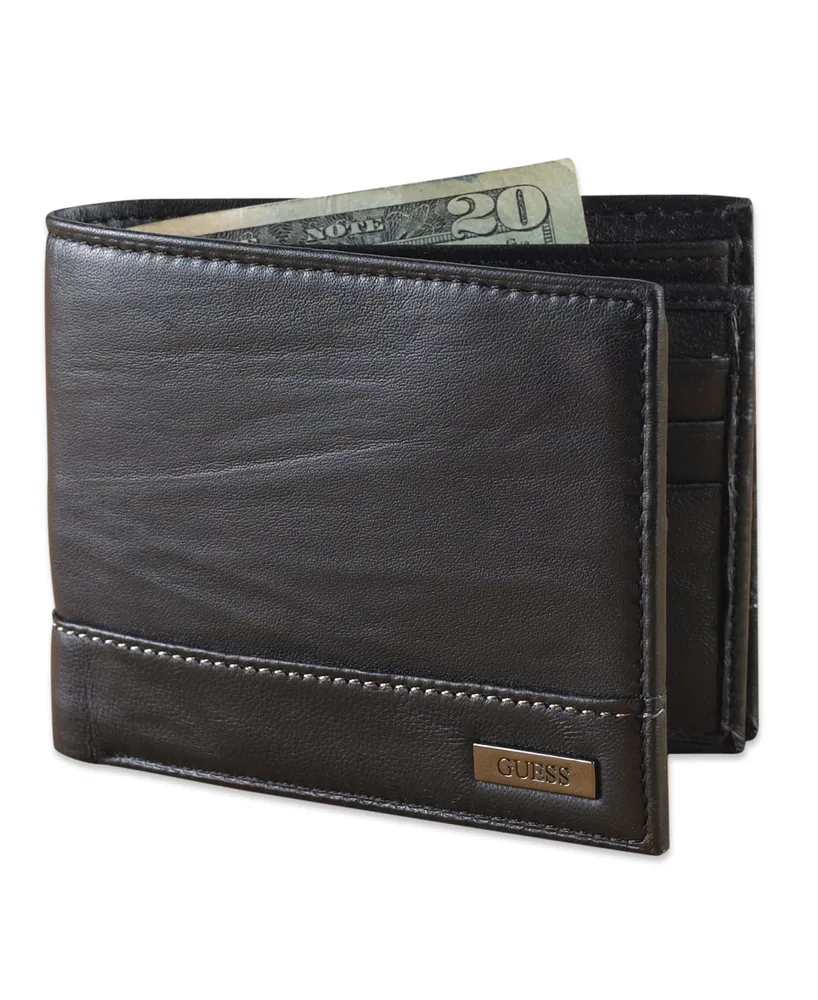 Men's Guess Leather Bifold Wallet