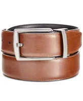 Perry Ellis Portfolio Men's Reversible Feather Stitch-Edge Belt