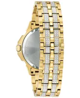Bulova Men's Crystal Accented Gold