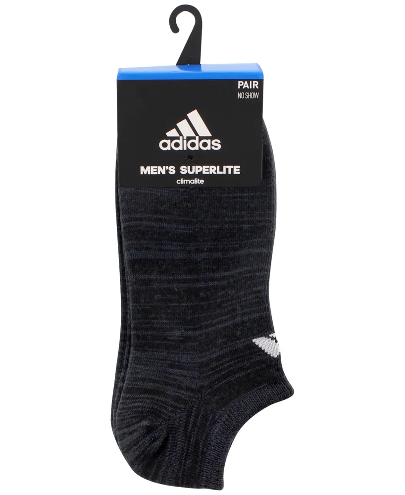 Adidas Men's 6 Pack Superlite No-Show Socks