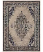 Karastan Cosmopolitan Armitage Indigo 2'4" x 7'10" Runner Rug