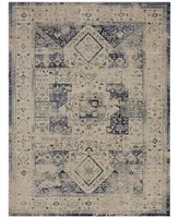 Karastan Cosmopolitan Santee Indigo 2'4" x 7'10" Runner Rug