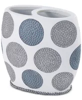 Avanti Dotted Circle Textured Resin Toothbrush Holder