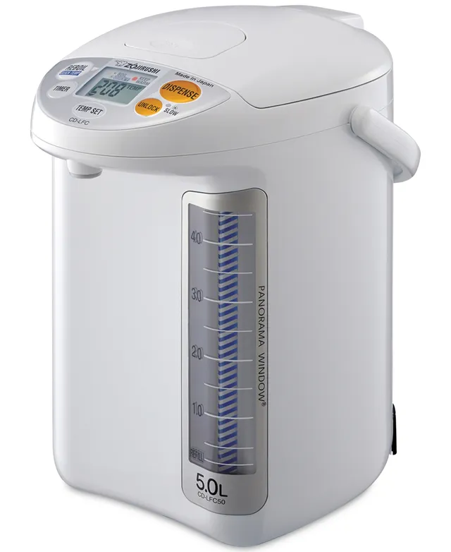 Zojirushi CV-JAC50XB 5.0 Liter VE Hybrid Water Boiler & Warmer (Stainless  Black) 