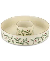 Lenox Holiday Chip & Dip Set