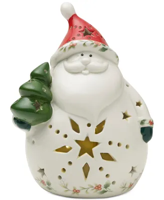 Winterberry Led Santa Figure