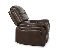 Olyena Faux Leather Glider Recliner