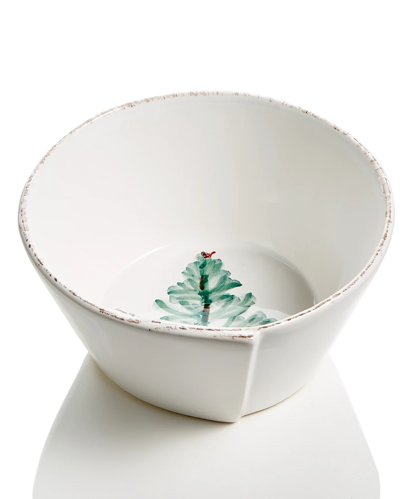 Vietri Lastra Holiday Stacking Cereal Bowl