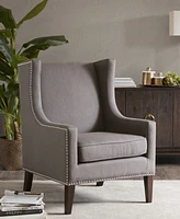 Madison Park Barton Fabric Accent Chair with Nailheads