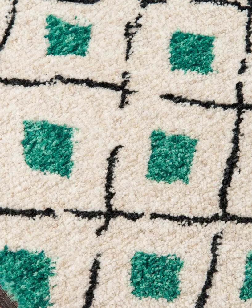 Novogratz by Momeni Bungalow BUN02 Green 5'0" X 7'6" Area Rug