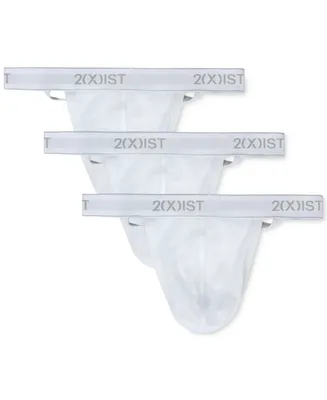 2(x)ist Men's 3-Pk. Cotton Essential Y-Back Thongs