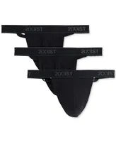 2(x)ist Men's 3-Pk. Cotton Essential Y-Back Thongs