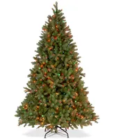 National Tree Company 6.5' Feel Real Downswept Douglas Fir Hinged Tree With 650 Multicolor Lights