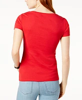Tommy Hilfiger Women's V-Neck T-Shirt, Created for Macy's