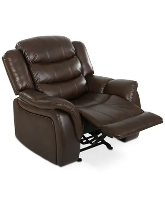 Olyena Faux Leather Glider Recliner