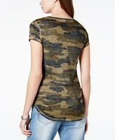 Lucky Brand Camo-Print T-Shirt