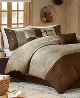 Madison Park Boone Microsuede 7-Pc. Comforter Set