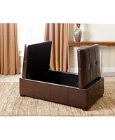 Drake Double-Flip Storage Ottoman