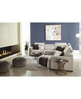 Closeout Nevio Fabric Sectional Sofa Collection Created For Macys