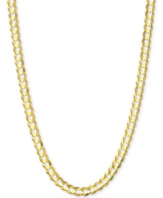 Italian Gold Open Curb Link Chain Necklace Collection 3 5 8mm In Solid 14k Gold