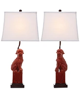 Safavieh Foo Dog Set of 2 Table Lamps