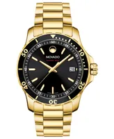 Movado Men's Swiss Series 800 Gold-Tone Pvd Stainless Steel Bracelet Diver Watch 40mm