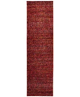 Jhb Design Prairie Shades 2'3" x 8' Runner Area Rug