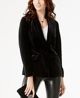 I.n.c. International Concepts Women's Petite Velvet Blazer, Created for Macy's