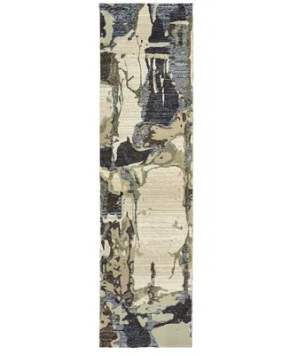 Jhb Design Strata Del 2'3" x 8' Runner Area Rug