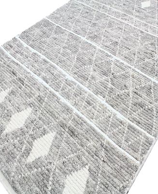 Bashian Natural Wool Nat-19 2' 6" x 8' Runner Area Rug