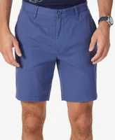 Nautica Classic-Fit 8.5" Stretch Chino Flat-Front Deck Short