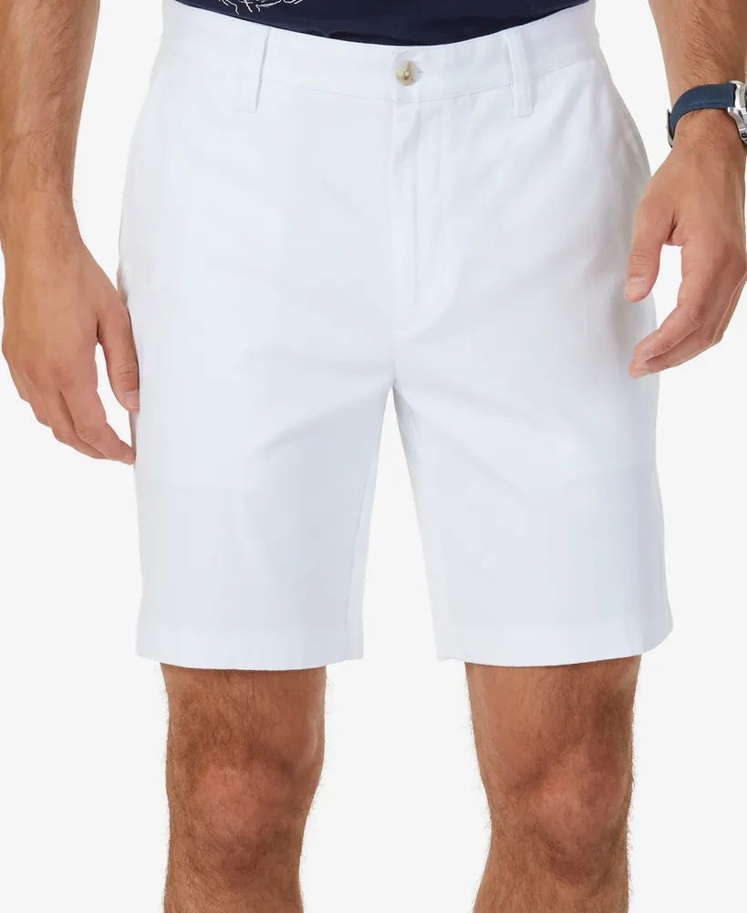 Nautica Classic-Fit 8.5" Stretch Chino Flat-Front Deck Short