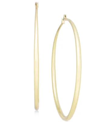 I.n.c. International Concepts Extra Large 3-1/6" Gold-Tone Slim Extra Large Hoop Earrings , Created for Macy's