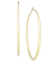 I.n.c. International Concepts Extra Large 3-1/6" Gold-Tone Slim Extra Large Hoop Earrings , Created for Macy's