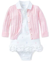 Polo Ralph Lauren Baby Girls Ruffled Pony Printed Dress
