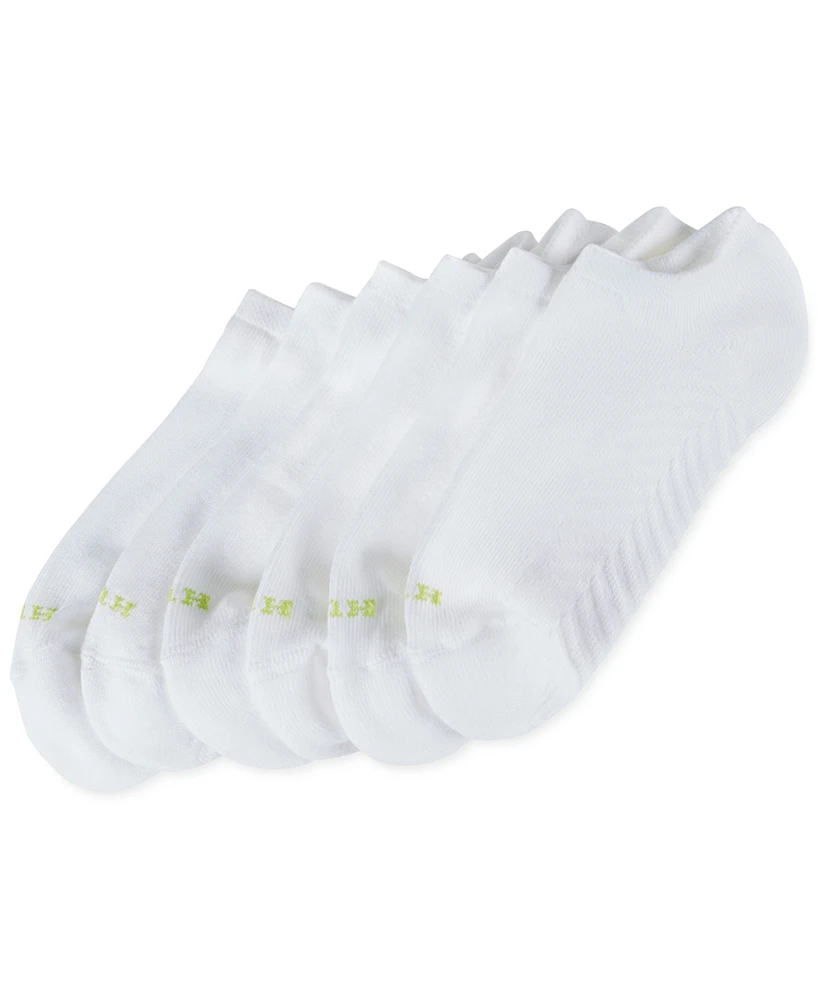 Hue Women's Massaging No Show 6 Pack Socks