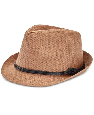 Levi's Men's Paper Straw Vintage-Inspired Fedora Hat