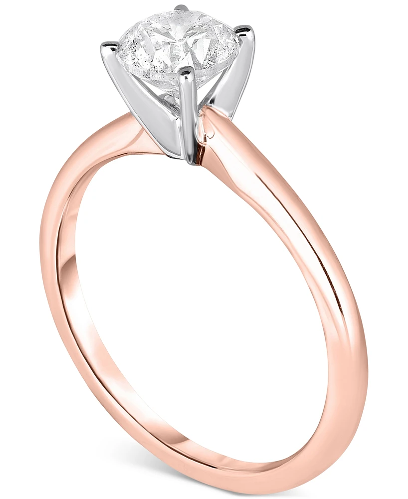 Diamond (1 ct. t.w.) Engagement Ring 14K White, Yellow or Rose Gold