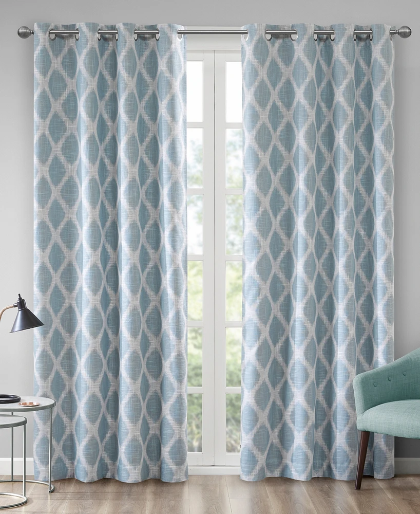 SunSmart Blakesly Ikat Blackout Curtain Panel