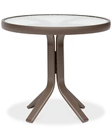 Oasis Outdoor Aluminum 20" Round End Table, Created for Macy's