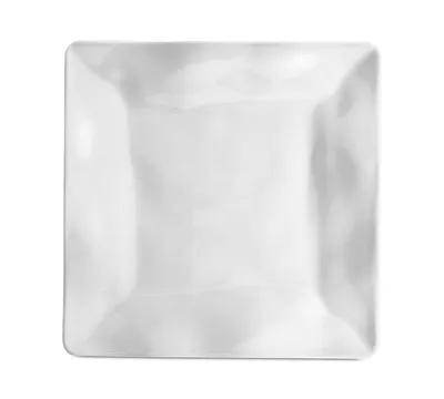 Q Squared Ruffle Melamine Square Salad Plates, Set of 4