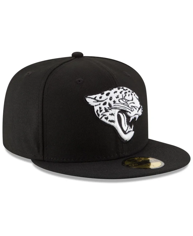 New Era Jacksonville Jaguars Chase Black White 59Fifty Fitted Cap