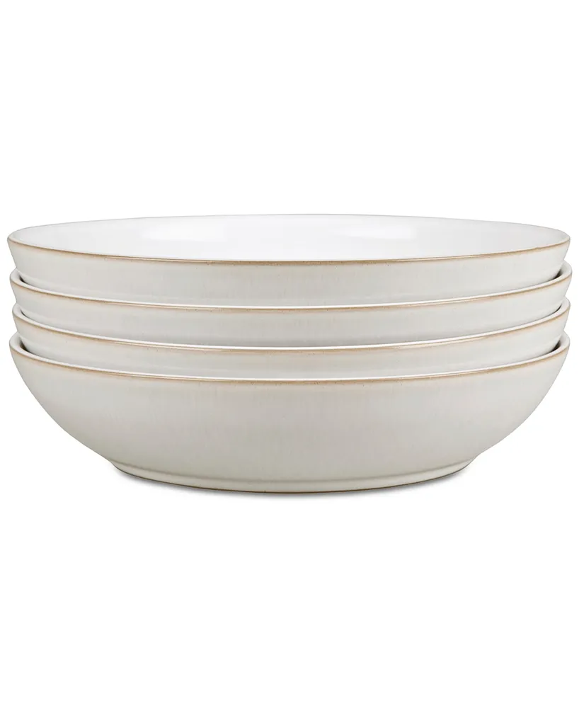 Natural Canvas Set of 4 Pasta Bowls