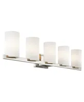 Livex Astoria 5- Light Chrome Vanity