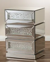 Sabrina Mirrored Nightstand